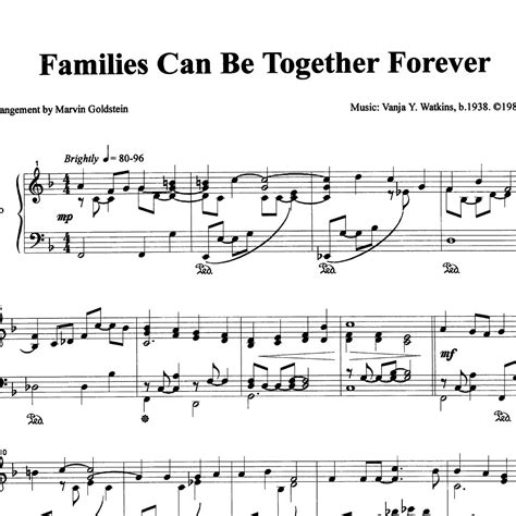 families can be together forever piano arrangement Ebook Reader